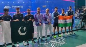 Pakistan Squash team in asia games 2023