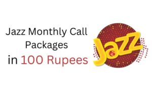 Jazz Monthly Call Packages in 100 Rupees